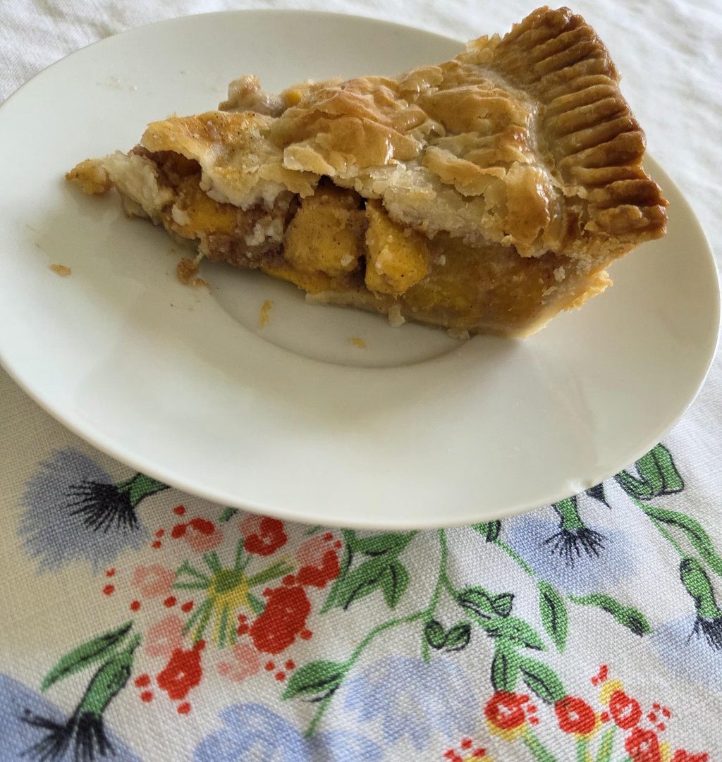 Peach pie